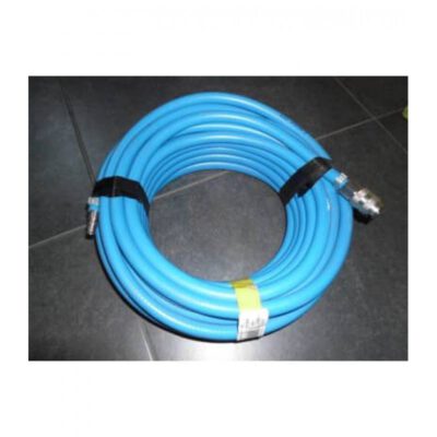 Luchtslang 15 meter compl met euro koppelingen blauw