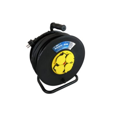 Stroomhaspel 50mtr 3 X 1.5mm² 4V