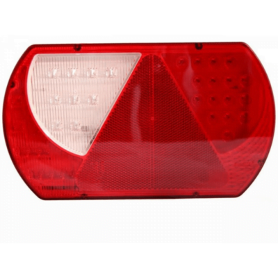 KSG Achterlicht links LED met driehoek237x140mm 2mtr.kabel