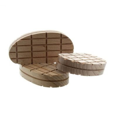 Klauwblokjes hout standaard 100st.