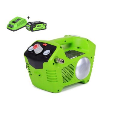 Greenworks Accu Compressor 40V inclusief 2.0 accu met lader