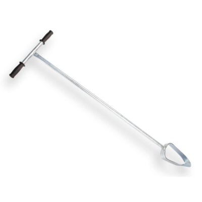 De wit verzinkte grondboor 10 cm.