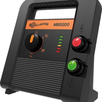 Gallagher MBS200 schrikdraadapparaat (230V AC / 12V DC)