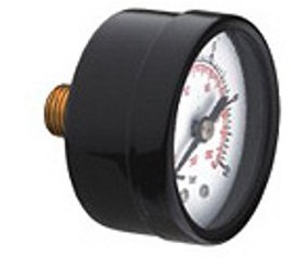 Drukmeter, 63mm, Horizontaal